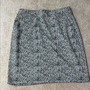 Elegant Black and White Skirt